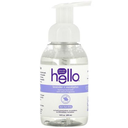 Hello, Foaming Hand Wash, Lavender + Eucalyptus, 10 fl oz (295 ml)