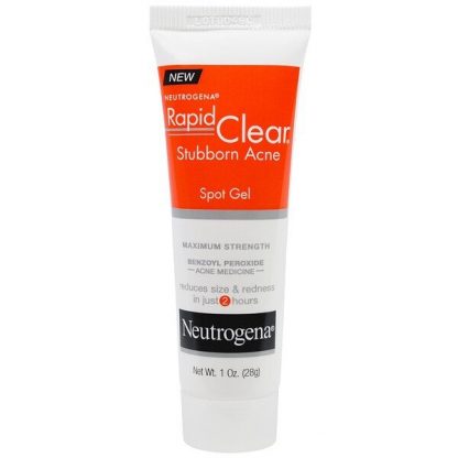 Neutrogena, Rapid Clear, Stubborn Acne Spot Gel, Maximum Strength, 1 oz (28 g)