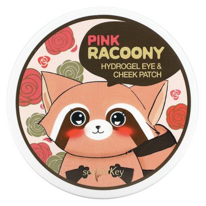 Secret Key, Pink Racoony Hydro Gel Eye & Cheek Patch, 60 Patches, 3.17 oz (90 g)