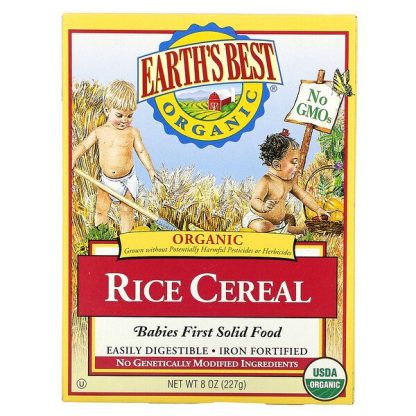 Earth's Best, Organic Rice Cereal, 8 oz (227 g)