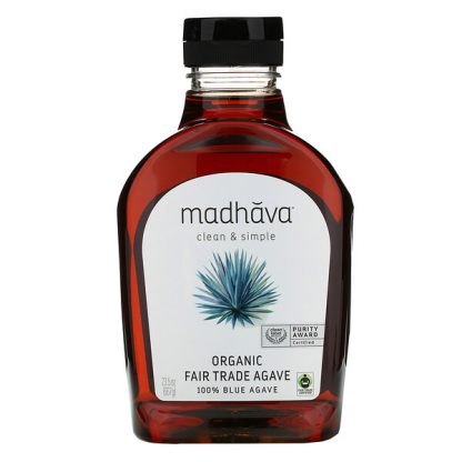 Madhava Natural Sweeteners, Organic Fair Trade Raw Blue Agave, 1.5 lbs (667 g)