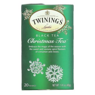 Twinings, Black Tea, Christmas Tea, 20 Tea Bags, 1.41 oz (40 g)