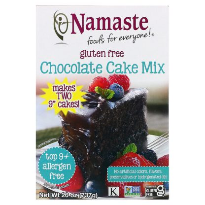 Namaste, Chocolate Cake Mix, Gluten Free, 26 oz (737 g)