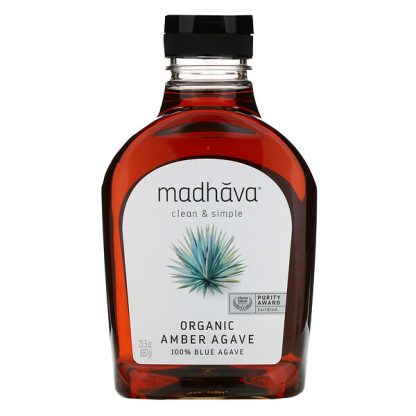 Madhava Natural Sweeteners, Organic Amber Raw Blue Agave, 23.5 oz (667 g)