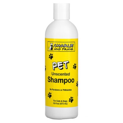 Charlie & Frank, Pet Shampoo, Unscented, 16 fl oz (473 ml)