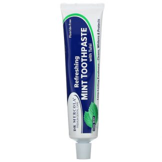 Dr. Mercola, Refreshing Toothpaste with Tulsi, Cool Mint, 3 oz (85 g)