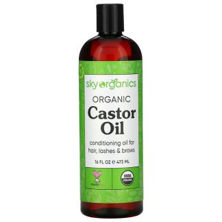 Sky Organics, Organic Castor Oil, 16 fl oz (473 ml)