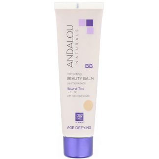 Andalou Naturals, BB Perfecting Beauty Balm, Age Defying, SPF 30, Natural Tint, 2 fl oz (58 ml)