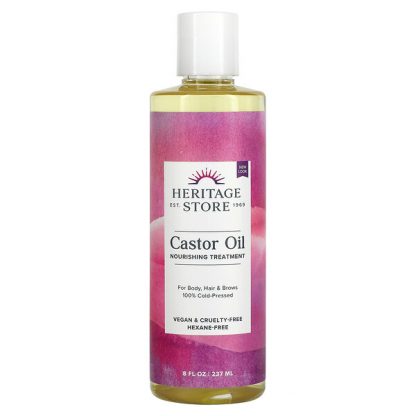 Heritage Store, Castor Oil, Nourishing Treatment, 8 fl oz (237 ml)