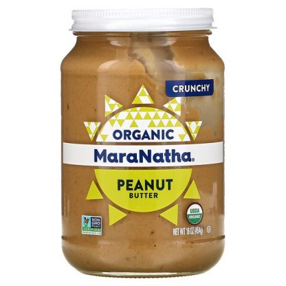 MaraNatha, Organic Peanut Butter, Crunchy, 16 oz (454 g)