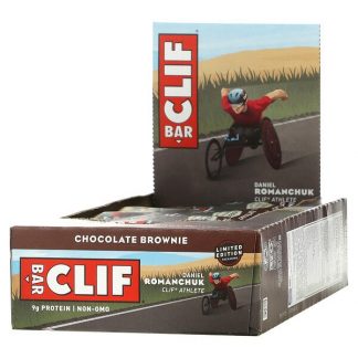 Clif Bar, Energy Bar, Chocolate Brownie, 12 Bars, 2.40 oz (68 g) Each