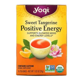 Yogi Tea, Positive Energy, Sweet Tangerine, 16 Tea Bags, 1.02 oz (29 g)