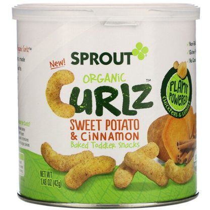 Sprout Organic, Curlz, Sweet Potato & Cinnamon, 1.48 oz (42 g)