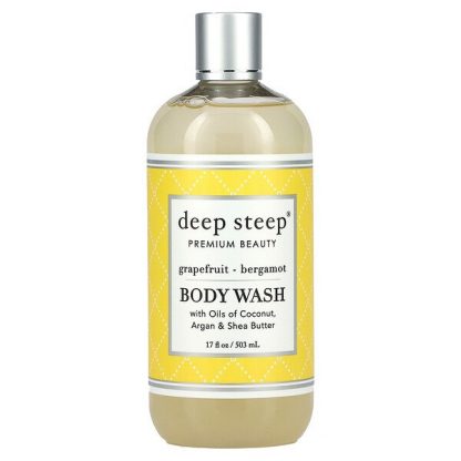 Deep Steep, Body Wash, Grapefruit - Bergamot, 17 fl oz (503 ml)