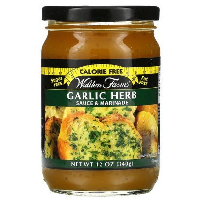 Walden Farms, Garlic Herb Sauce & Marinade, 12 oz (340 g)