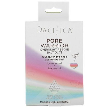 Pacifica, Pore Warrior, Overnight Rescue Spot Dots, 30 Individual Single Use Spot Patches