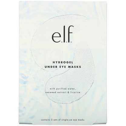 E.L.F., Hydrogel Under Eye Masks, 3 Sets