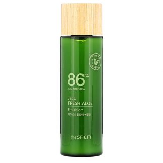 The Saem, Jeju Fresh Aloe, 86% Aloe Vera Emulsion, 5.24 fl oz (155 ml)