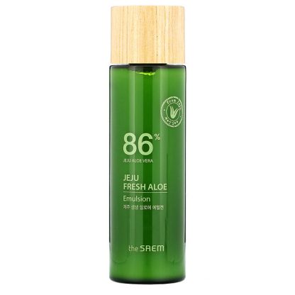 The Saem, Jeju Fresh Aloe, 86% Aloe Vera Emulsion, 5.24 fl oz (155 ml)