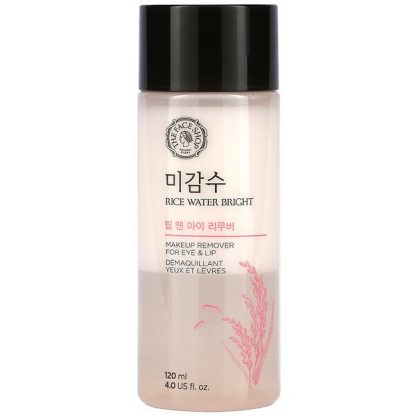 The Face Shop, Rice Water Bright, Makeup Remover for Eye & Lip, 4 oz (120 ml)