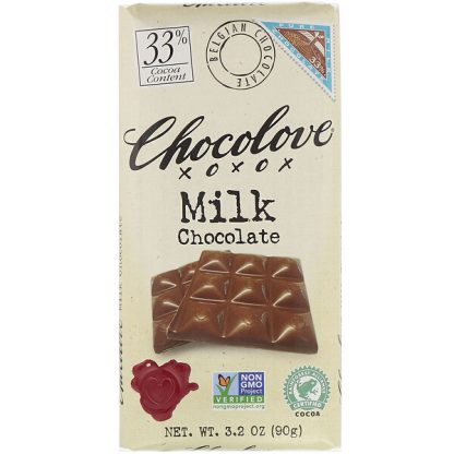 Chocolove, Milk Chocolate, 33% Cocoa, 3.2 oz (90 g)