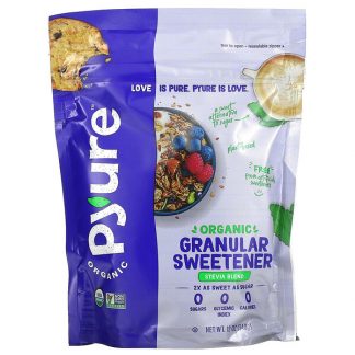 Pyure, Organic Granular Stevia Sweetener Blend, All-Purpose Sugar Substitute, Keto, 12 oz (340 g)