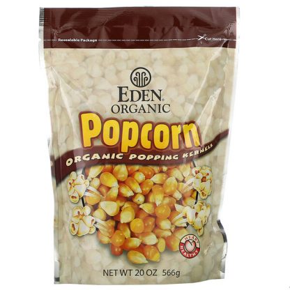 Eden Foods, Popcorn, Organic Popping Kernels, 20 oz (566 g)