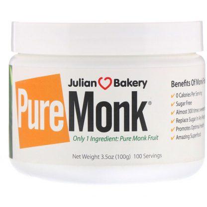 Julian Bakery, Pure Monk Fruit, 3.5 oz (100 g)