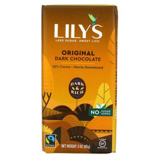 Lily's Sweets, Dark Chocolate Bar, Original, 55% Cocoa, 3 oz (85 g)