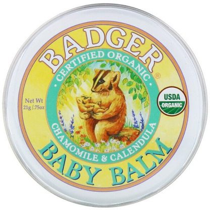 Badger Company, Baby Balm, Chamomile & Calendula, .75 oz (21 g)