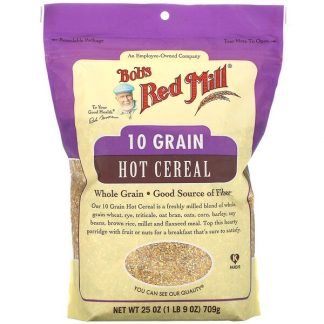 Bob's Red Mill, 10 Grain Hot Cereal, Whole Grain, 25 oz (709 g)