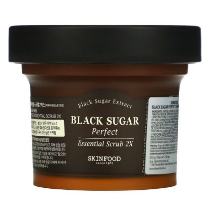 Skinfood, Black Sugar, Perfect Essential Scrub 2X, 7.41 oz (210 g)