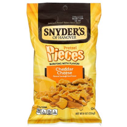 Snyder's, Pretzel Pieces, Cheddar Cheese, 8 oz (226 g)