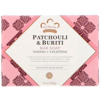 Nubian Heritage, Patchouli & Buriti Bar Soap, 5 oz (141 g)