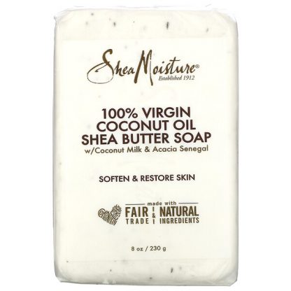 SheaMoisture, 100% Virgin Coconut Oil Shea Butter Soap, 8 oz (230 g)