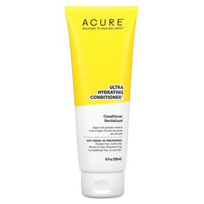 Acure, Ultra Hydrating, Conditioner, Argan Oil & Pumpkin Seed Oil, 8 fl oz (236 ml)