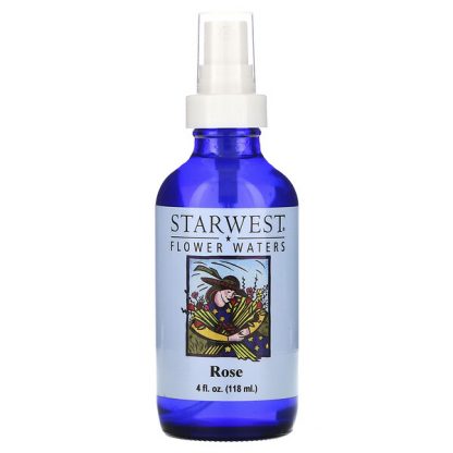 Starwest Botanicals, Flower Waters, Rose, 4 fl oz (118 ml)