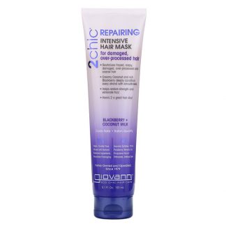 Giovanni, 2chic, Repairing Intensive Hair Mask, Blackberry + Coconut Milk, 5.1 fl oz (150 ml)