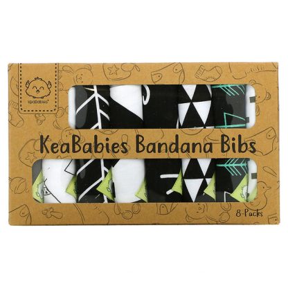 KeaBabies, Bandana Bibs, Baby Boss, 8 Pack