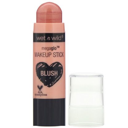 Wet n Wild, MegaGlo Makeup Stick, Blush, Peach Bums, 0.21 oz (6 g)