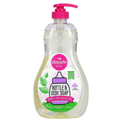 Dapple Baby, Baby, Bottle & Dish Soap, Sweet Lavender, 16.9 fl oz (500 ml)