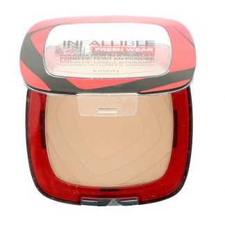 L'Oreal, Infallible 24H Fresh Wear, Foundation In A Powder, 130 True Beige, 0.31 oz (9 g)