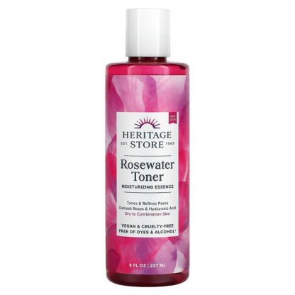 Heritage Store, Rosewater Toner, 8 fl oz (237 ml)