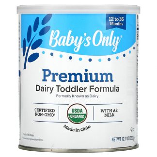 Nature's One, Baby's Only, Premium Dairy Toddler Formula, 12 to 36 Months, 12.7 oz (360 g)