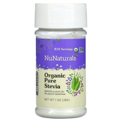 NuNaturals, Organic Pure Stevia, 1 oz (28 g)