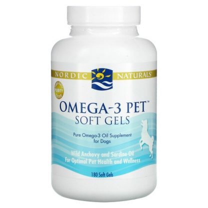 Nordic Naturals, Omega-3 Pet, For Dogs, 180 Soft Gels