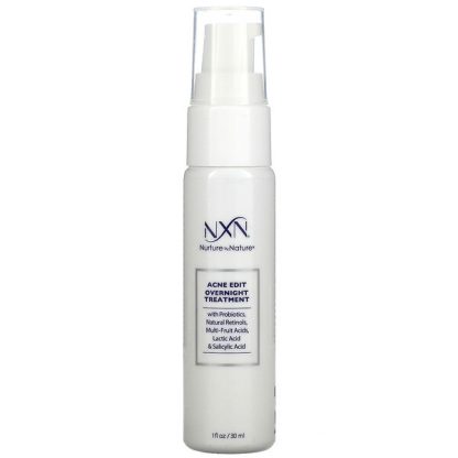 NXN, Nurture by Nature, Acne Edit, Overnight Treatment, 1 fl oz (30 ml)