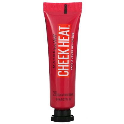 Maybelline, Cheek Heat, Gel-Cream Blush, Fuchsia Spark, 0.27 fl oz (8 ml)