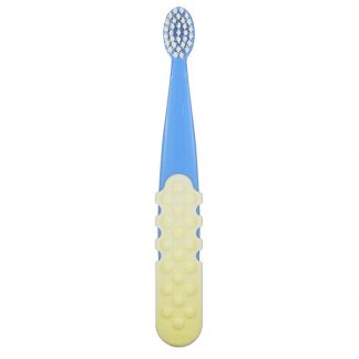 RADIUS, Totz Plus Brush, 3 Years +, Extra Soft, Blue Yellow, 1 Toothbrush