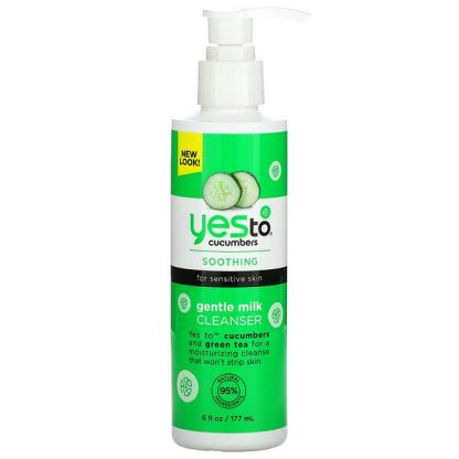 Yes To, Gentle Milk Cleanser, Cucumbers, 6 fl oz (177 ml)